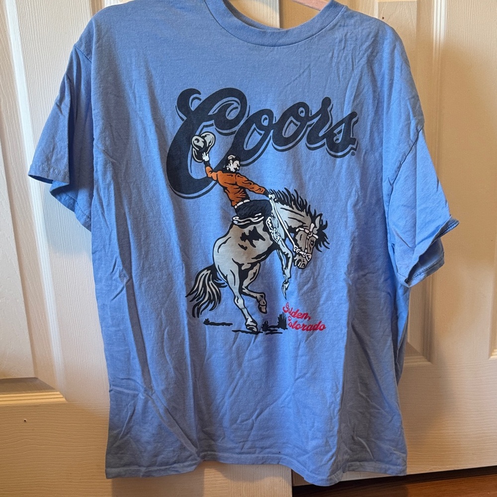 Coors Blue Rodeo Graphic T-Shirt